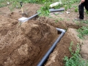 Second pipe in place