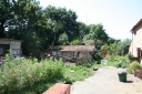 Yard with outbuildings